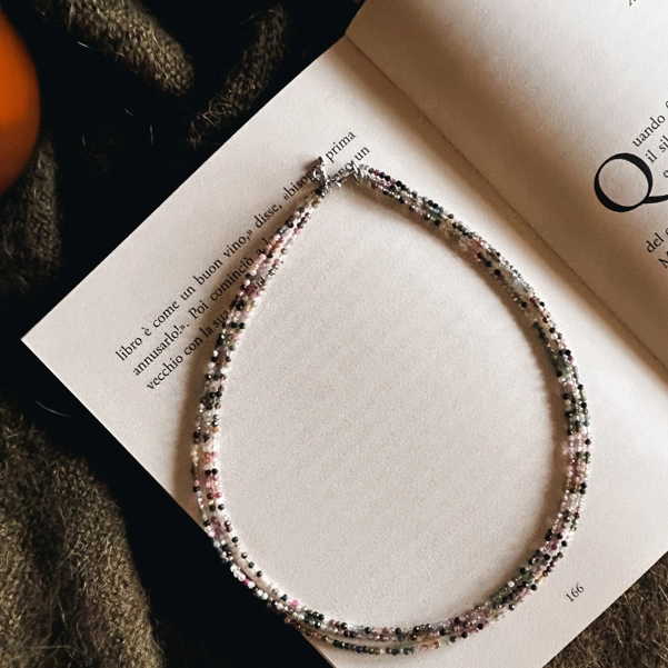 collana Elisa - tormalina policroma
